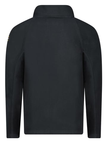 Geographical Norway Fleecepullover in Schwarz
