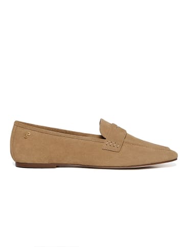 Polo Club Leder-Mokassins in Beige