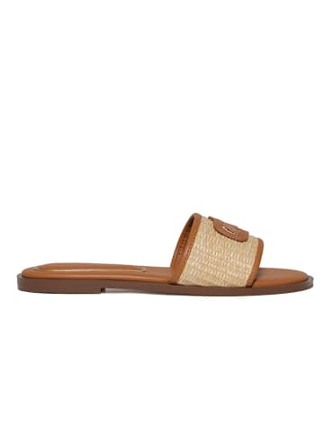 Polo Club Pantoletten in Beige/ Hellbraun
