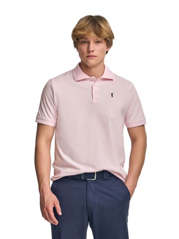 Polo Club Poloshirt - regular fit - lichtroze