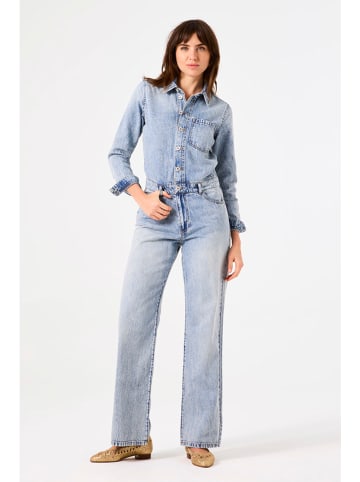 Garcia Jeans-Jumpsuit in Hellblau