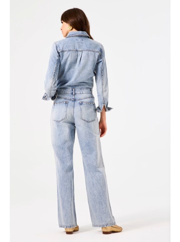 Garcia Jeans-Jumpsuit in Hellblau