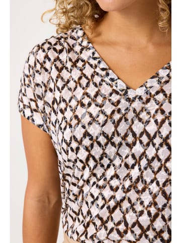 Garcia Shirt in Creme/ Braun