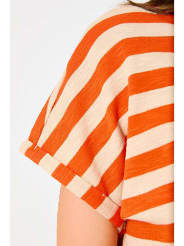Garcia Shirt in Creme/ Orange