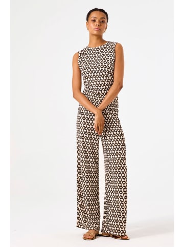 Garcia Top in Creme/ Braun