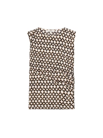 Garcia Top in Creme/ Braun