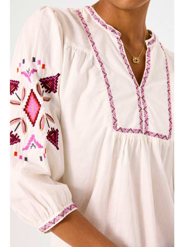 Garcia Shirt in Weiß/ Pink