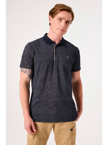 Garcia Koszulka polo w kolorze granatowym