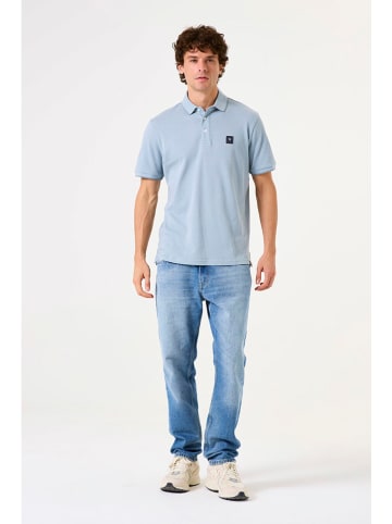 Garcia Poloshirt in Hellblau