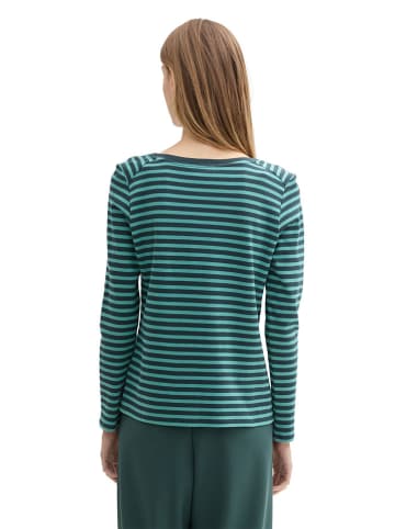 Tom Tailor Longsleeve in Grün