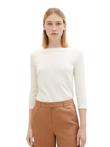 Tom Tailor Longsleeve in Creme