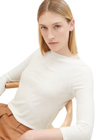 Tom Tailor Longsleeve in Creme