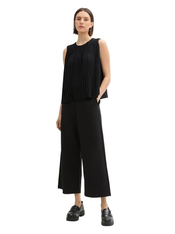 Tom Tailor Blusentop in Schwarz