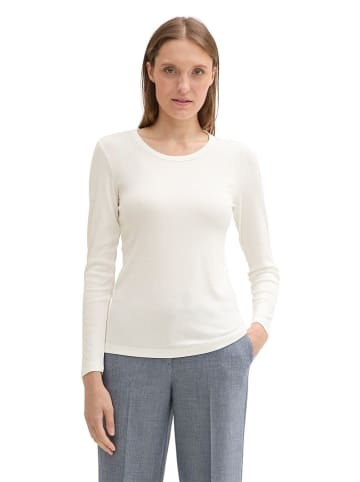 Tom Tailor Longsleeve in Creme