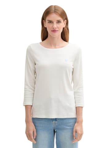 Tom Tailor Longsleeve in Creme