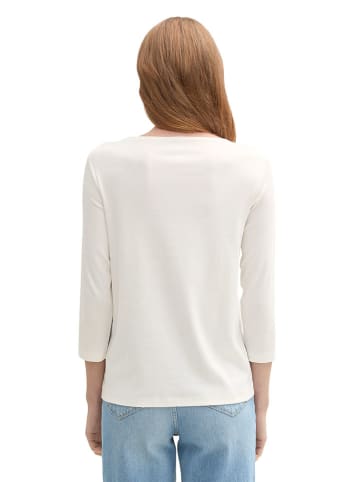 Tom Tailor Longsleeve in Creme