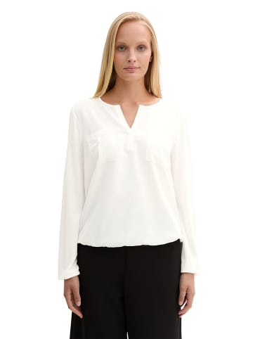 Tom Tailor Bluse in Weiß