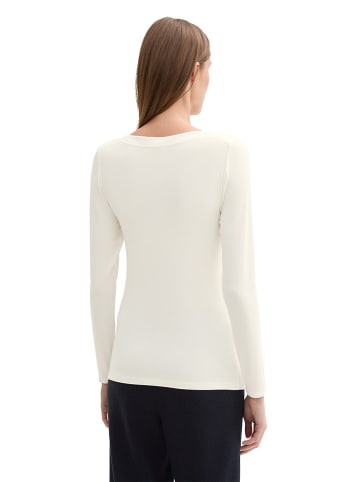 Tom Tailor Longsleeve in Creme