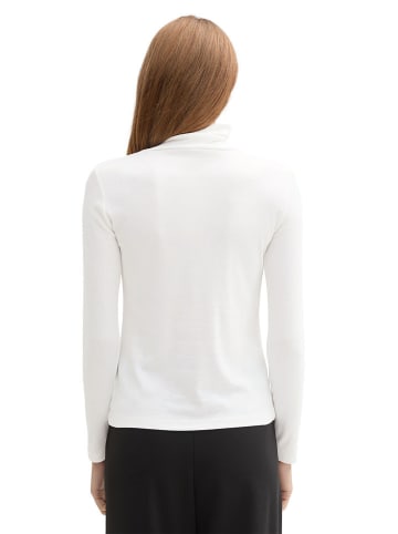 Tom Tailor Longsleeve in Weiß