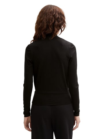 Tom Tailor Bluse in Schwarz