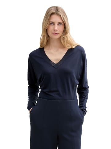 Tom Tailor Longsleeve in Dunkelblau
