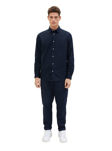 Tom Tailor Hemd - Regular fit - in Dunkelblau