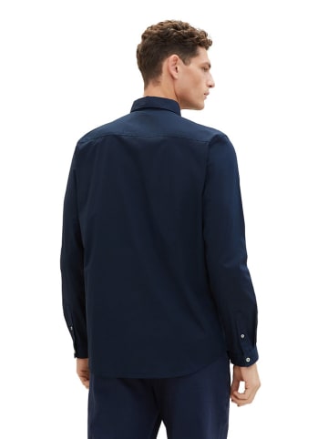 Tom Tailor Hemd - Regular fit - in Dunkelblau