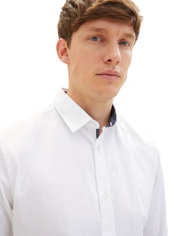 Tom Tailor Koszula - Regular fit - w kolorze białym
