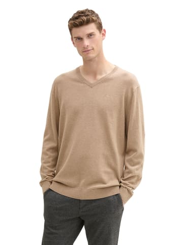 Tom Tailor Sweter w kolorze beżowym