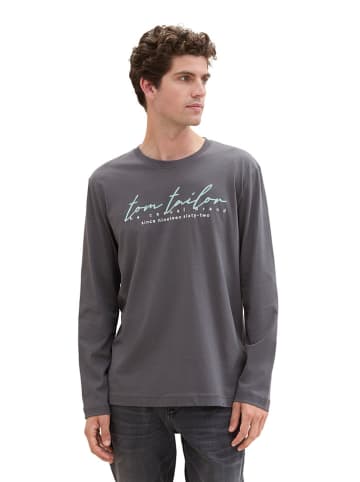 Tom Tailor Longsleeve in Anthrazit
