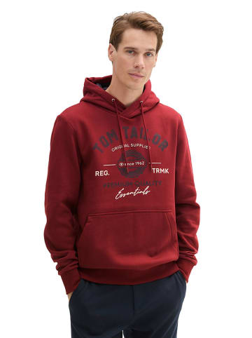 Tom Tailor Hoodie in Rot