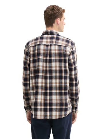 Tom Tailor Koszula - Regular fit - w kolorze czarno-jasnobrązowym