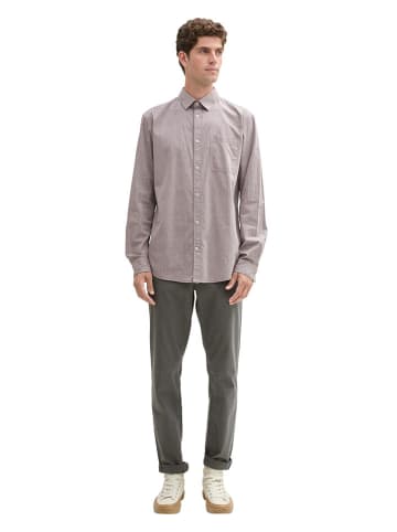 Tom Tailor Koszula - Regular fit - w kolorze szarobrązowym