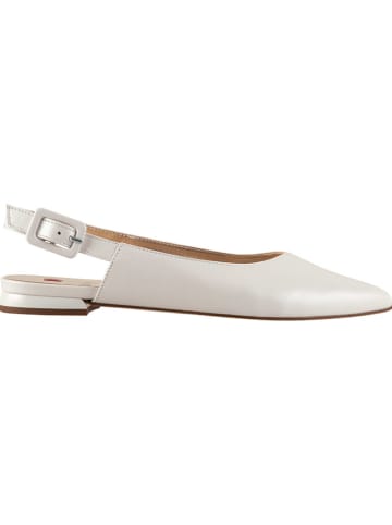 Högl Leren slingballerinas "Boulevard 10" wit