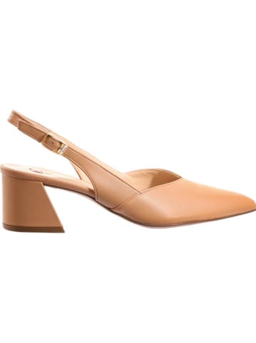 Högl Leder-Slingpumps "Laura" in Beige