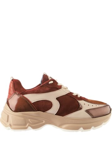 Högl Leren sneakers "Faith" bruin/beige
