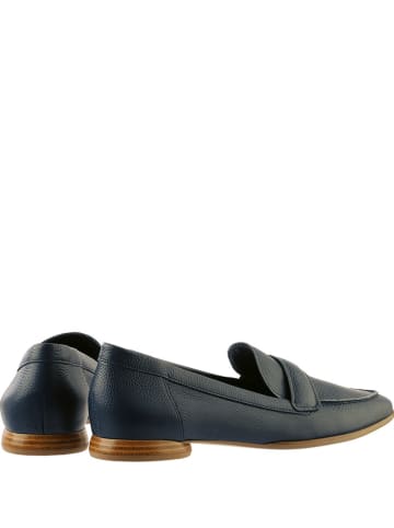 Högl Leren mocassins "Berry" donkerblauw
