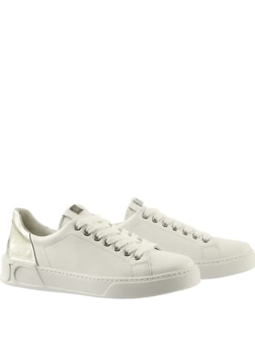 Högl Leder-Sneakers "Noa" in Weiß/ Silber