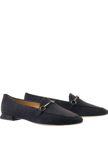 Högl Leren mocassins "Vera" donkerblauw