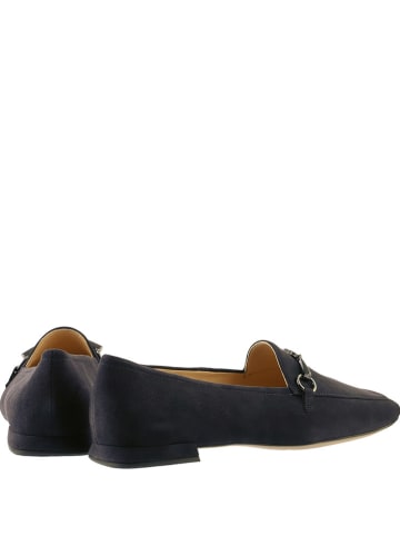 Högl Leren mocassins "Vera" donkerblauw