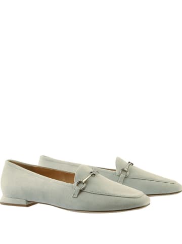 Högl Leren mocassins "Vera" lichtblauw