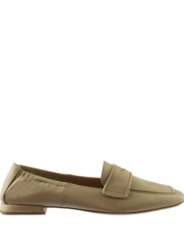 Högl Leder-Slipper "Liu" in Taupe