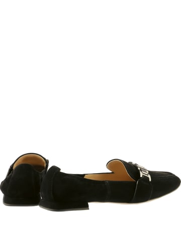 Högl Leder-Slipper "Madeleine" in Schwarz