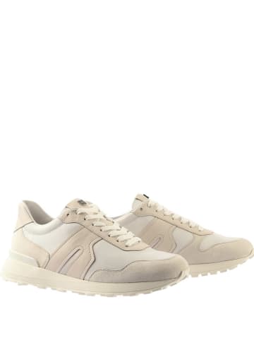 Högl Leder-Sneakers "Tony" in Creme/ Weiß
