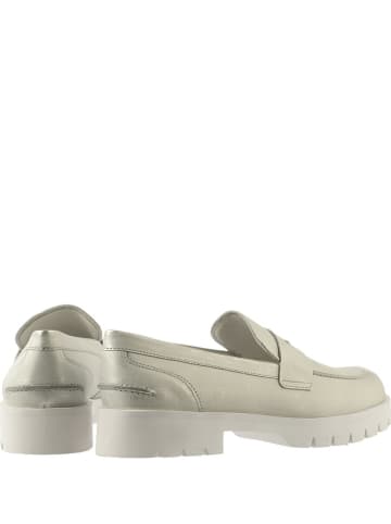 Högl Leren mocassins "Bailey" zilverkleurig