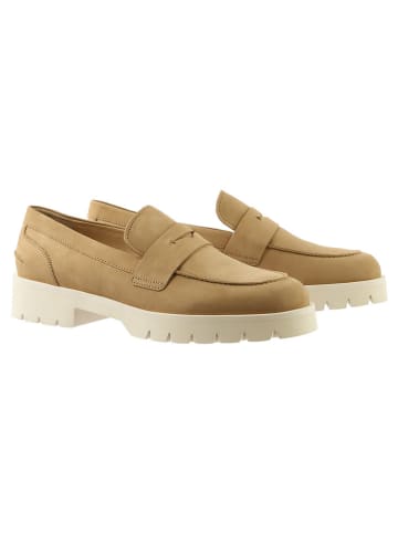 Högl Leder-Mokassins in Beige
