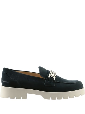 Högl Leren mocassins "Matt" donkerblauw