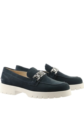 Högl Leren mocassins "Matt" donkerblauw