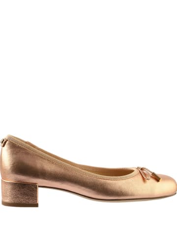 Högl Leder-Pumps in Gold