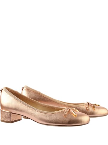Högl Leder-Pumps in Gold